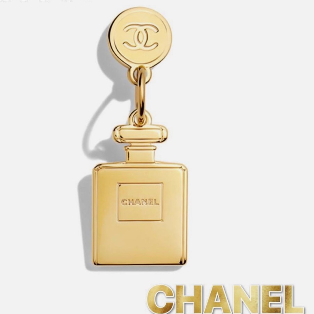 Authentic CHANEL Holiday Double Charm Pendant